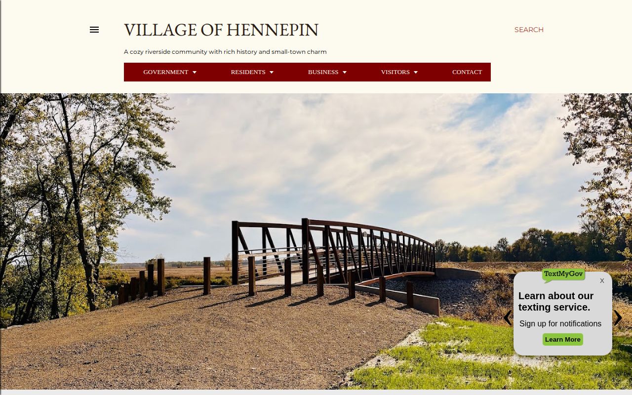 Village of Hennepin official municipal contact page for Hennepin, Illinois records routing